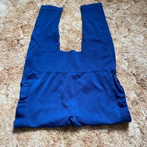 Blue high waisted Leggings
